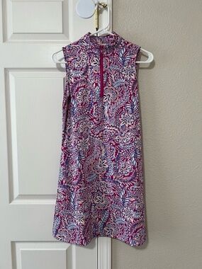 Tommy Bahama Golf Sleeveless Floral Athletic Dress Size Small